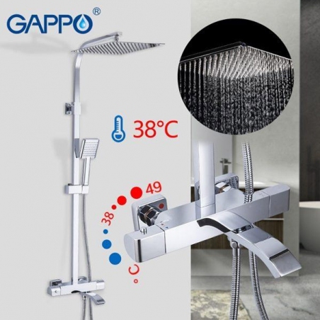 Gappo G2407-40 — Душова система з термостатом - 18882