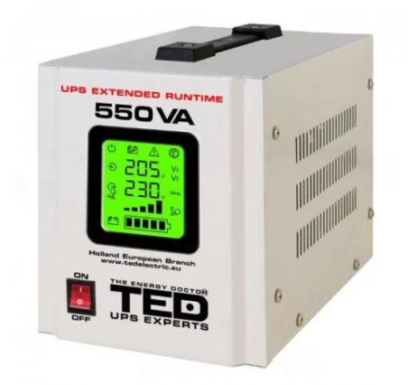 Блок Безперебійного Живлення UPS TED 300W / 550 VA - 20911