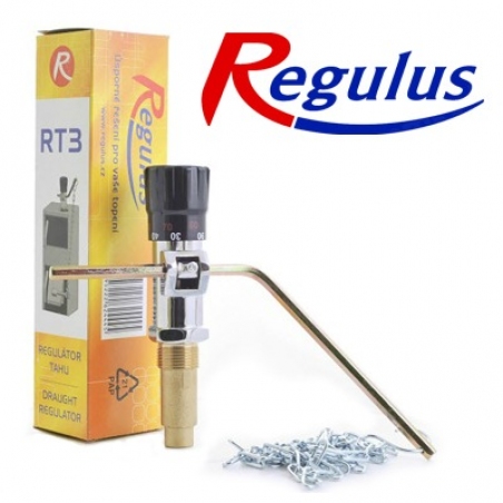 Регулятор тяги Regulus RT3 для твердопаливних котлів - 17511