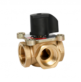 Триходовий поворотний змішуючий клапан Tervix Pro Line TOR DN20, Rp 3/4", kvs 6,3